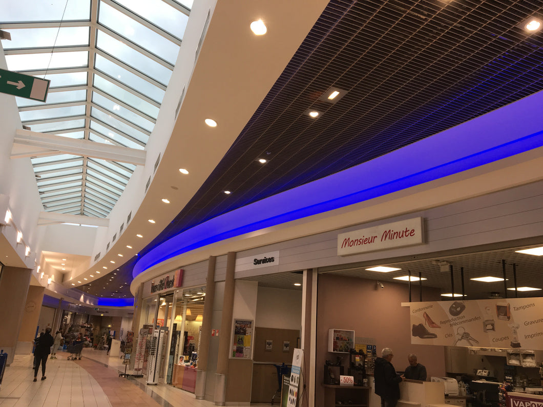 Ruban de 3 m  led 120 leds 5050 / m IP 67 24 V  bleu